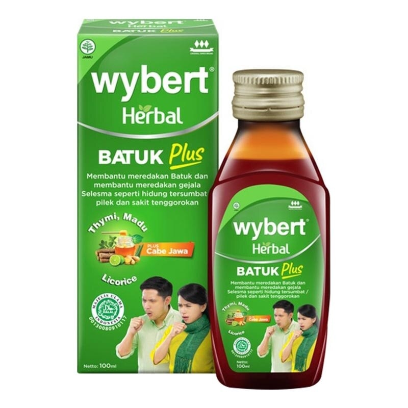 WYBERT BATUK HERBAL PLUS 100 ML (SYR)