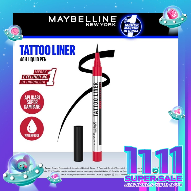 MAYBELLINE Tatto Eye Liner 48H Liquid Pen Black