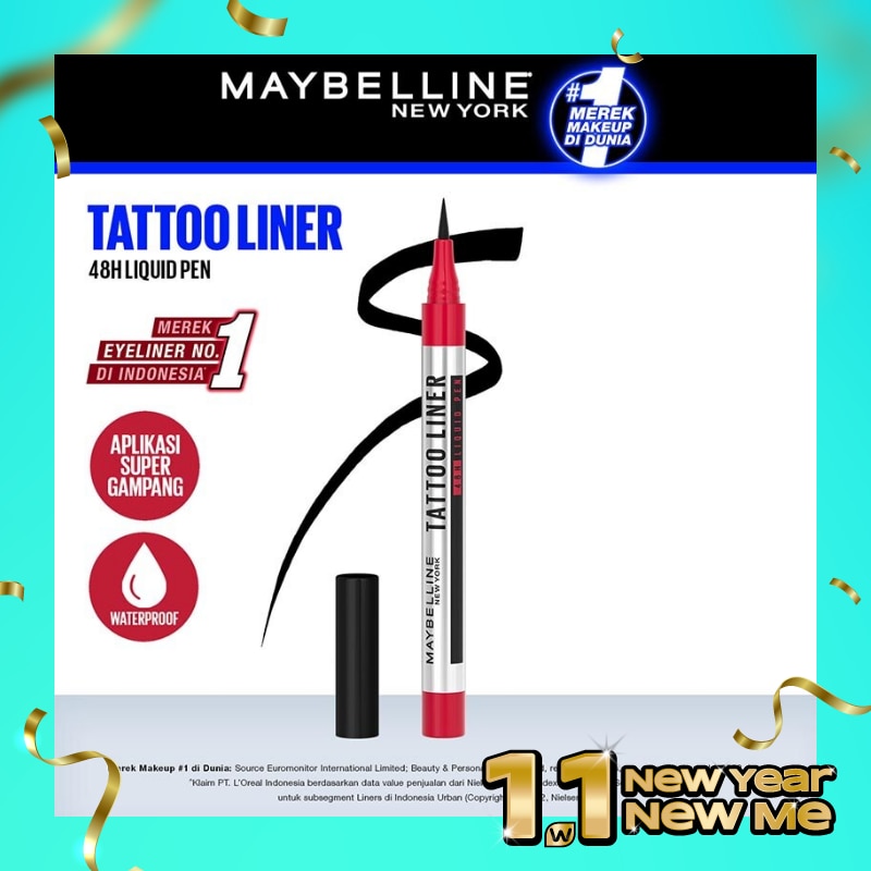 MAYBELLINE Tatto Eye Liner 48H Liquid Pen Black
