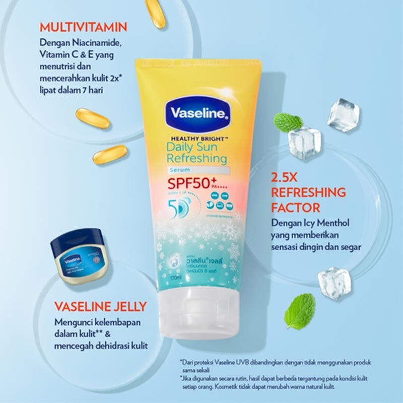 VASELINE HB SPF50 DAILY REFRESH 170ML