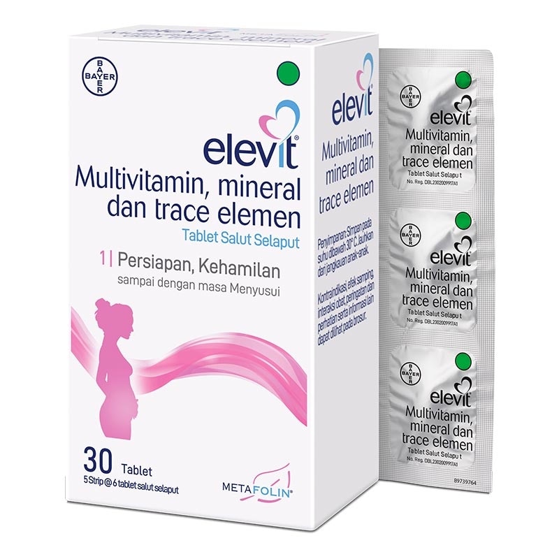 Elevit Multvamin Mineral 30'S (Tab)