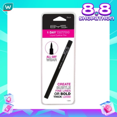 BYS BYS 1 Day Tattoo Liquid Eyeliner Pen Black 1.5ml