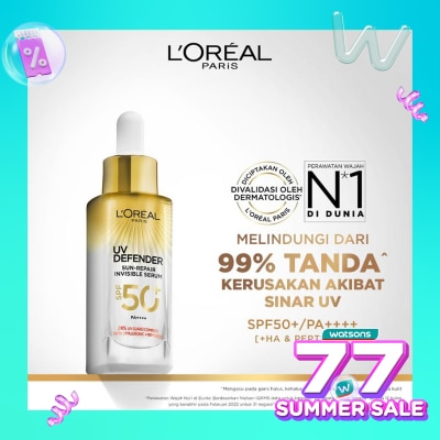 L'OREAL Loreal Paris UV Defender Sun-Repair Invisible SPF50+ 2in1 Serum 30 mL