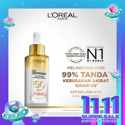 L'OREAL Loreal Paris UV Defender Sun-Repair Invisible SPF50+ 2in1 Serum 30 mL