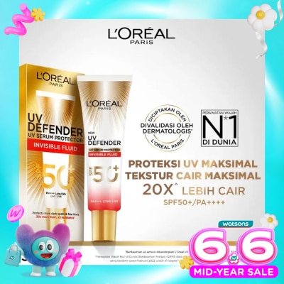 L'OREAL - LOR UV DEFD INVISIBLE FLUID 30ML