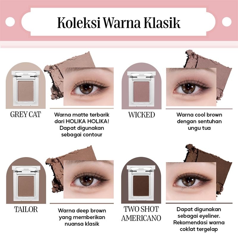 Holika Holika My Fave Piece Eye Shadow 18 Wicked 1.8g