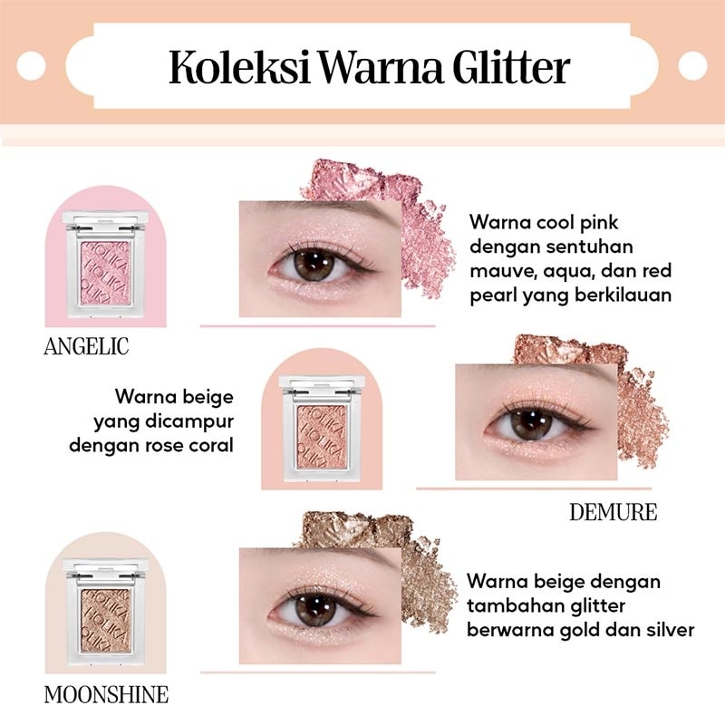 Holika Holika My Fave Piece Eye Glitz 27 Demure 1.8g