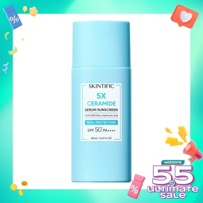 SKINTIFIC Skintific 5X Ceramide Serum Sunscreen 80ml