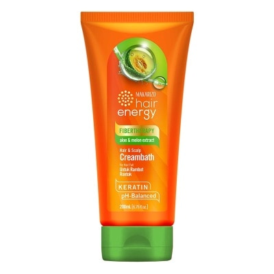 MAKARIZO - Hair Energy Fibertherapy Hair & Scalp Creambath Aloe & Melon Extract 200ml image