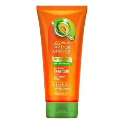 MAKARIZO - Hair Energy Fibertherapy Hair & Scalp Creambath Aloe & Melon Extract 200ml image
