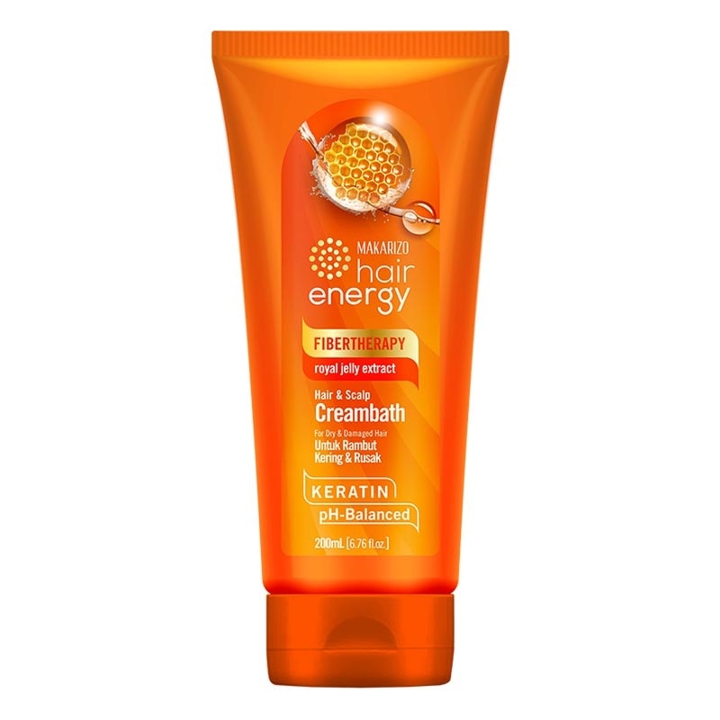 Hair Energy Fibertherapy Hair & Scalp Creambath Royal Jelly Extract 200ml
