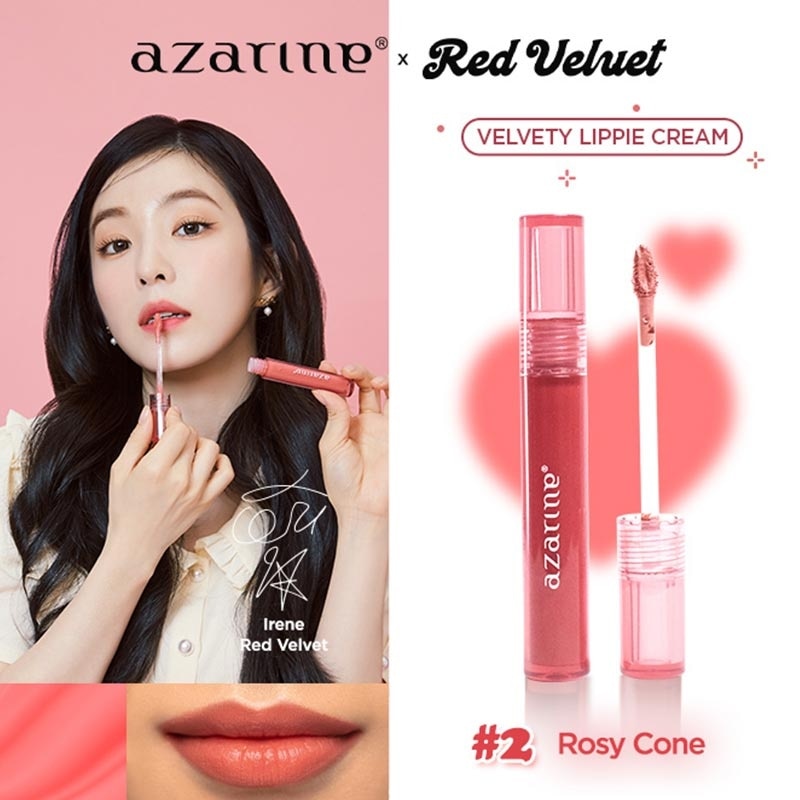 AZARINE VELV LIPPIE CRM ROSY CONE #02