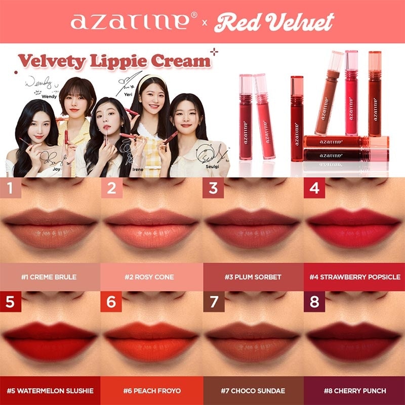 AZARINE VELV LIPPIE CRM ROSY CONE #02