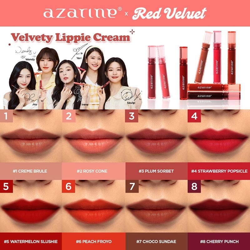 Azarine Velvety Lippie Cream #06 Peach Froyo