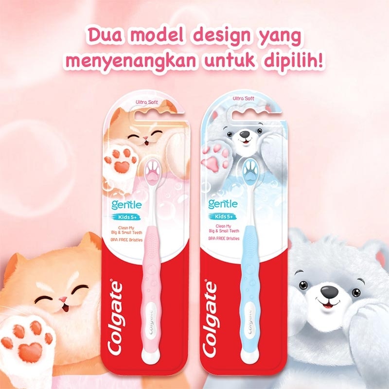 COLGATE T/B FLUFFY PAW GENTLE KIDS 5+