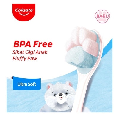 COLGATE Colgate Toothbrush Fluffy Paw 1's