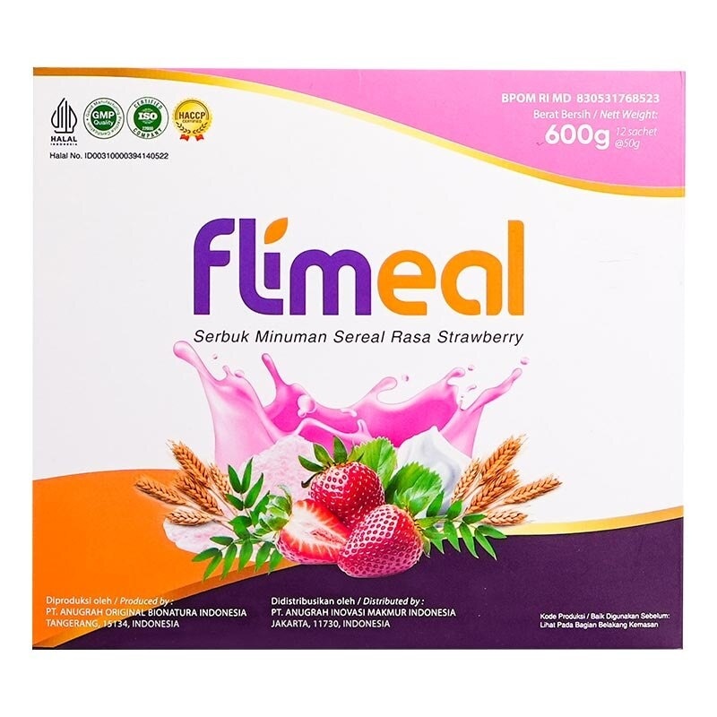 Flimeal Strawberry 12's 600g