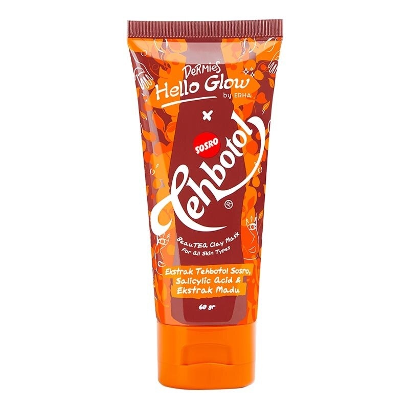 Dermies Hello Glow by ERHA ft SOSRO BeauTEA Clay Mask 60 g