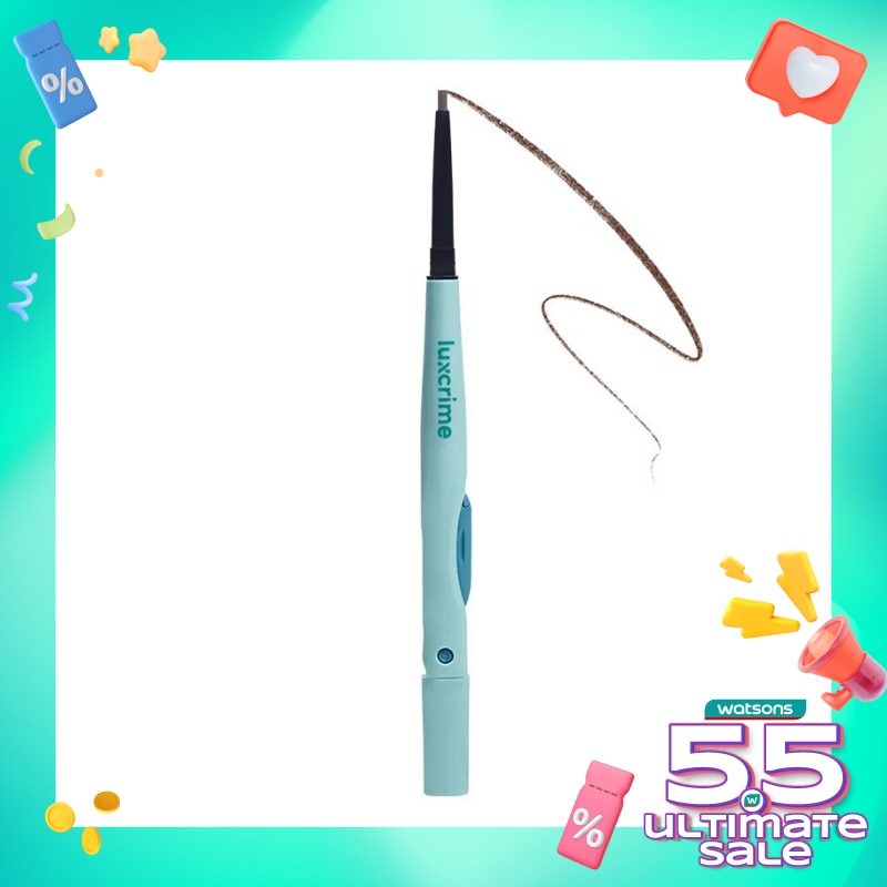 Luxcrime Triple Action Micro Brow Definer Dark Brown 0.12g