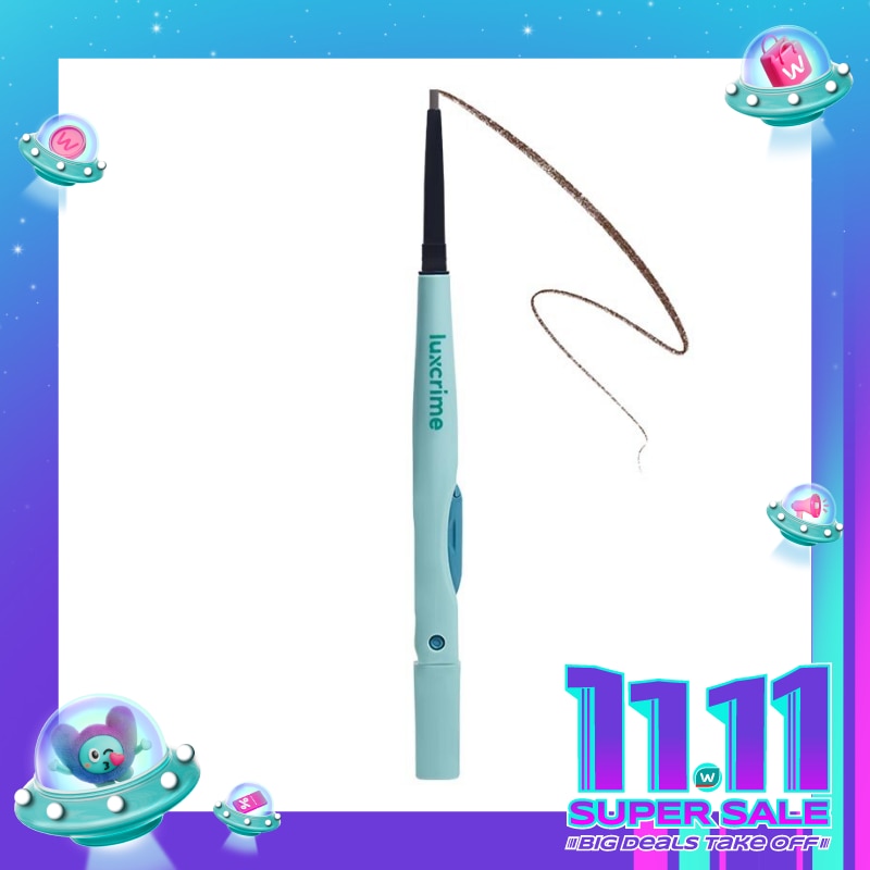 Luxcrime Triple Action Micro Brow Definer Dark Brown 0.12g