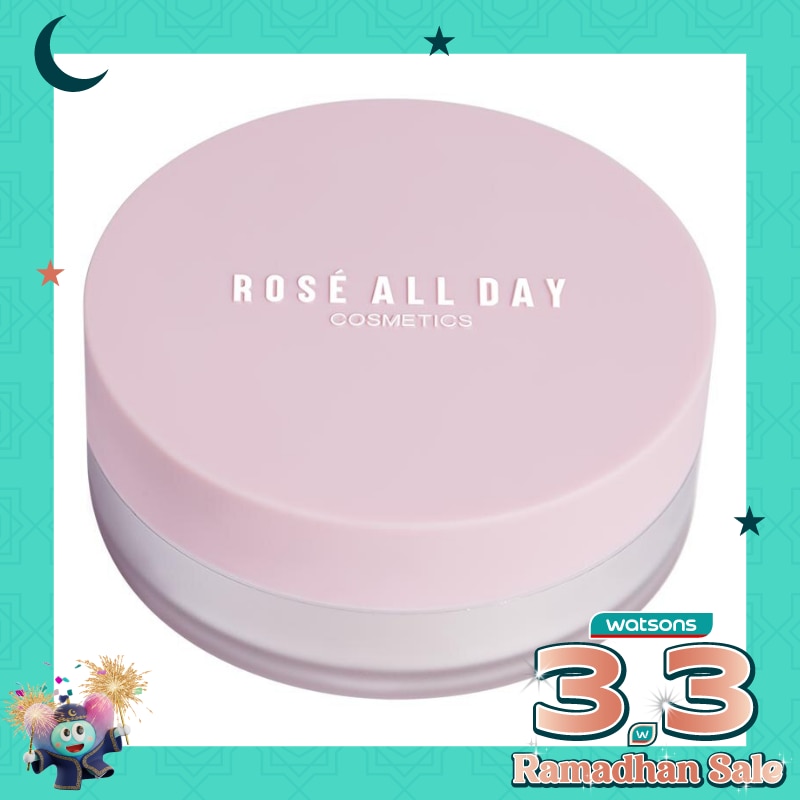 Rose All Day The Realest Lightweight Loose Powder Translucent