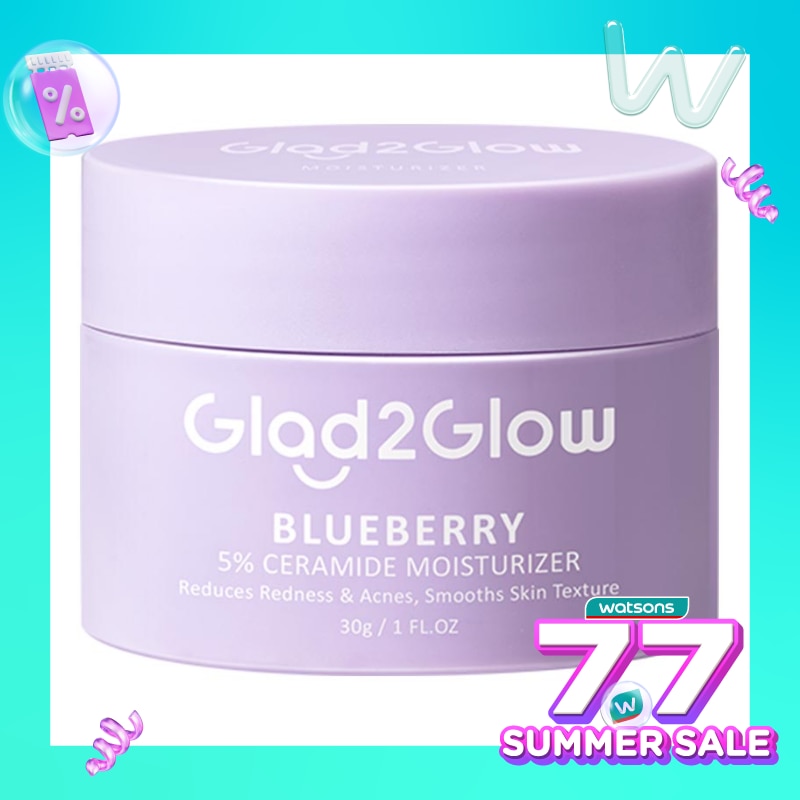 Glad2Glow Blueberry 5% Ceramide Moisturizer 30g
