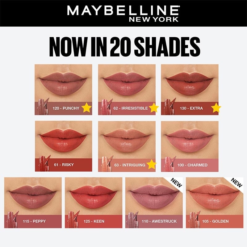 Maybelline Superstay Vinyl Ink 105 Golden