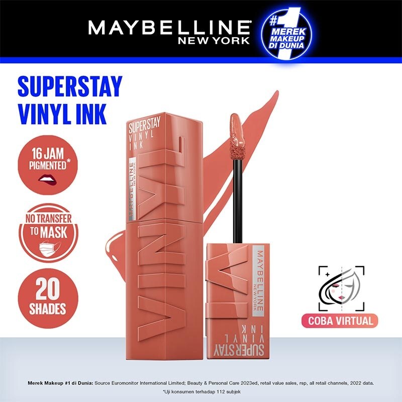 Maybelline Superstay Vinyl Ink 105 Golden