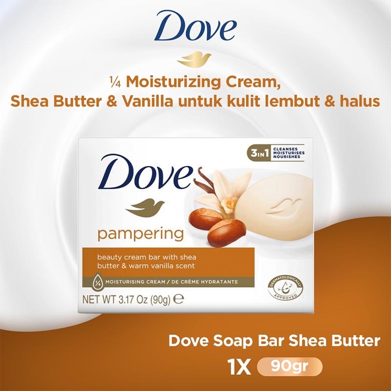 Dove Sabun Mandi Shea Butter Bar 90g