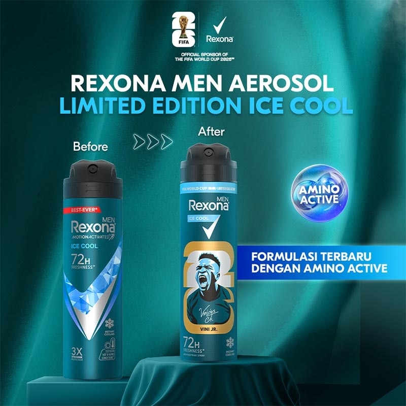Men [Limited Edition] FIFA Antiperspirant Aerosol Deodorant Spray Ice Cool 135ml