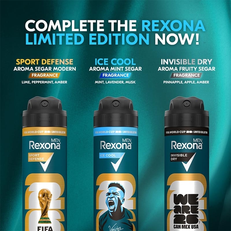 Men [Limited Edition] FIFA Antiperspirant Aerosol Deodorant Spray Ice Cool 135ml