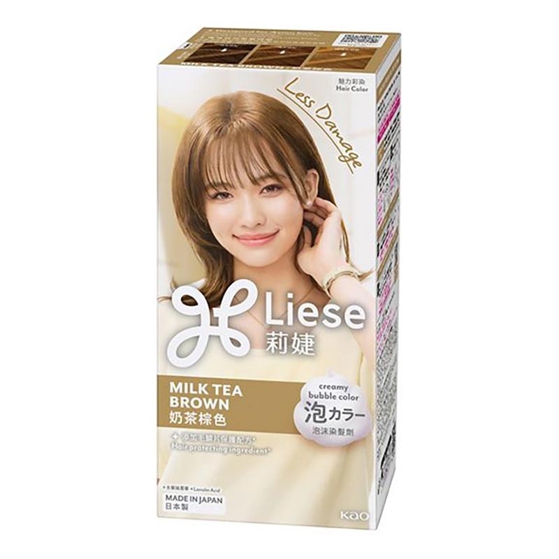 Hair Color Creamy Bubble Color Milk Tea Brown image
