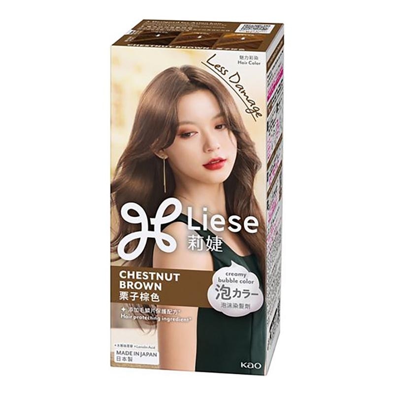 Hair Color Creamy Bubble Color Chestnut Brown image