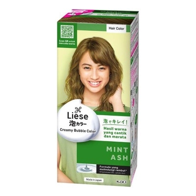 LIESE Liese Hair Color Creamy Bubble Color Mint Ash