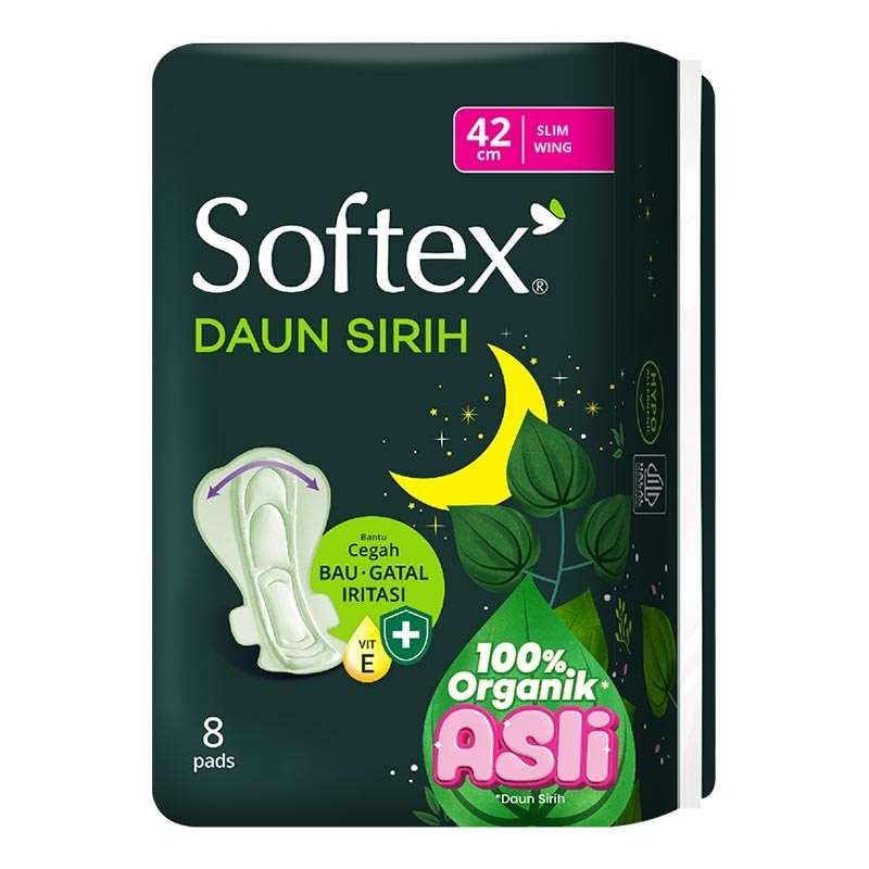 Softex Daun Sirih 42Cm 8'S