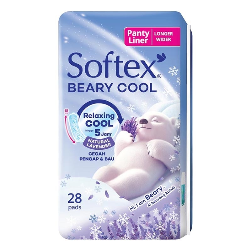 Beary Cool Pantyliner Longer Wider 28'S