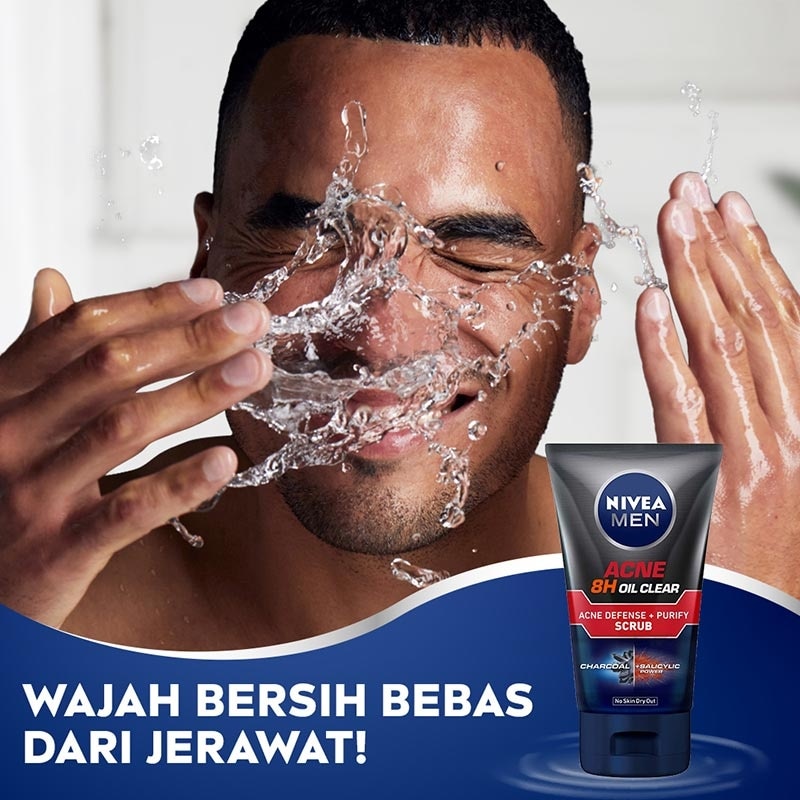 NIVEA MEN F/SCRUB ACNE DEF+PURIFY 100ML