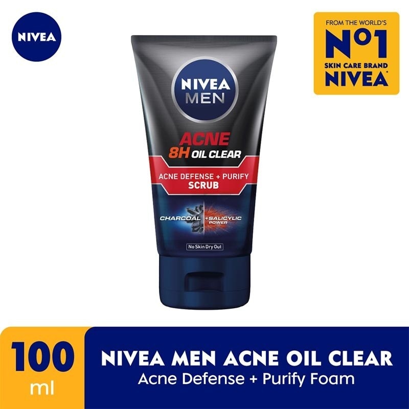 NIVEA MEN F/SCRUB ACNE DEF+PURIFY 100ML