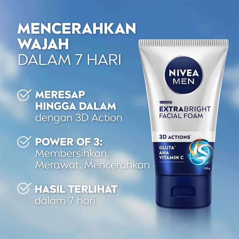 NIVEA MEN FW EXTRA WHITE DARK SPOT 50ML