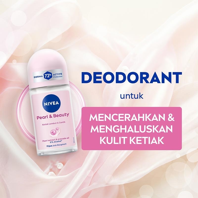 Nivea Deodorant Roll On Pearl & Beauty 50ml