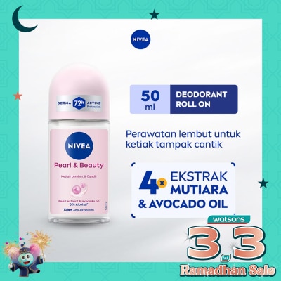 NIVEA Nivea Deodorant Roll On Pearl & Beauty 50ml