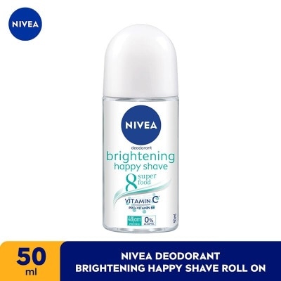 NIVEA Nivea Deodorant Brightening Happy Shave Roll-On 50mL