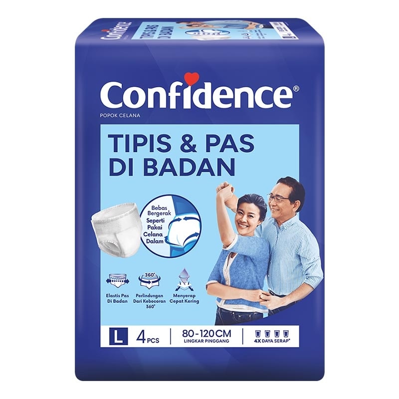 Pants Tipis & Pas di Badan L 4'S - Popok Celana