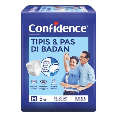 CONFIDENCE Pants Tipis & Pas di Badan M 5'S - Popok Celana