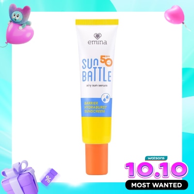 EMINA Emina Sun Battle SPF 50 PA++++ Barrier Hydraburst Sunscreen 30ml image