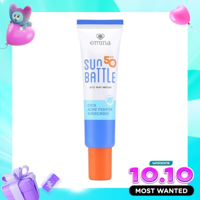 EMINA Emina Sun Battle SPF 50 PA++++ Cica Acne Fighter Sunscreen 30ml image