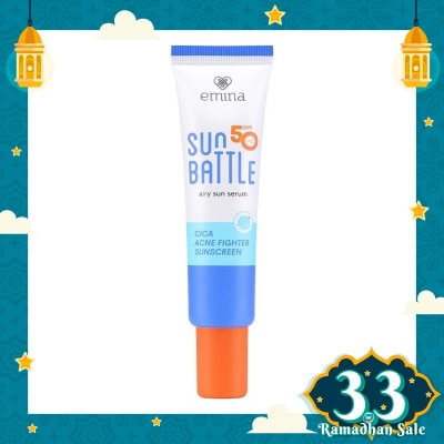 EMINA Emina Sun Battle SPF 50 PA++++ Cica Acne Fighter Sunscreen 30ml