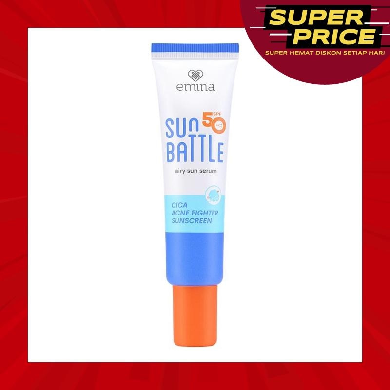 Emina Sun Battle SPF 50 PA++++ Cica Acne Fighter Sunscreen 30ml