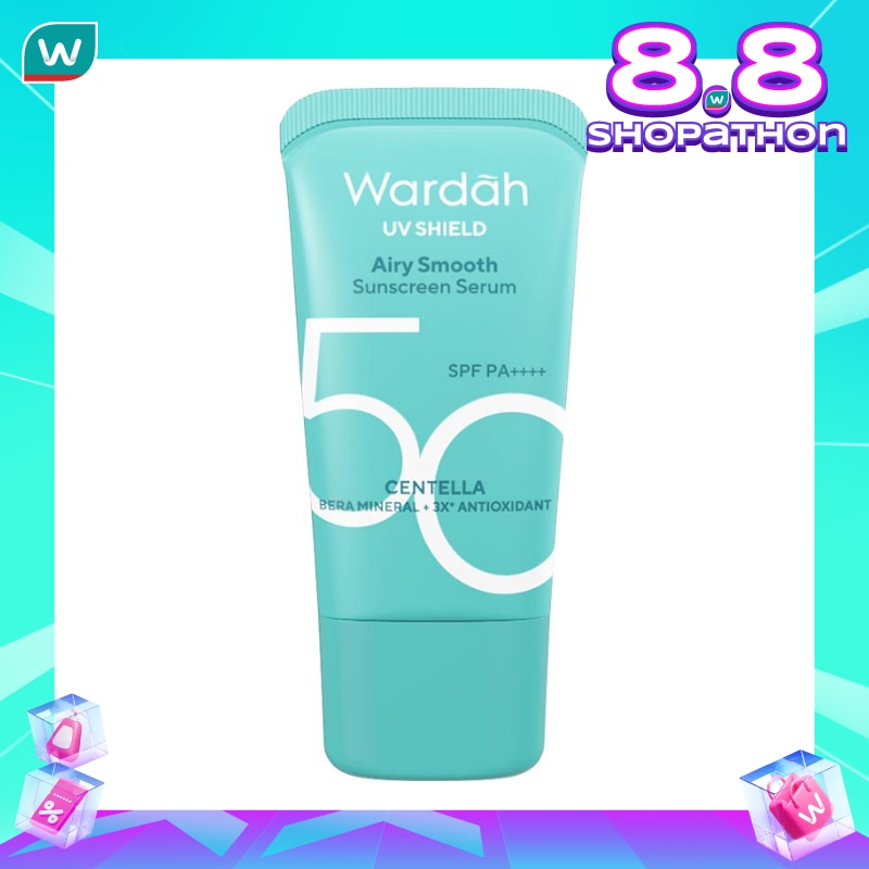 Wardah UV Shield Airy Smooth Sunscreen Serum SPF50 PA++++ 25ml