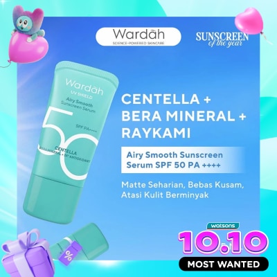 WARDAH UV Shield Airy Smooth Sunscreen Serum SPF 50 PA++++ 25ml image